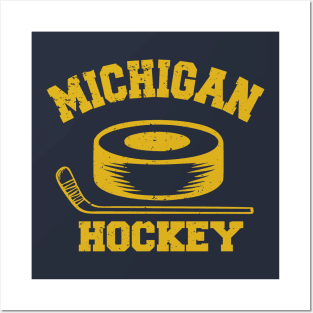 Michigan Hockey Posters and Art